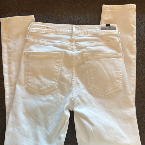 Citizens of Humanity Mid Rise Rocket Skinny Jeans white size 25 - Picture 11 of 11